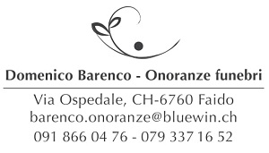 Domenico Barenco - Onoranze Funebri ¦ Faido